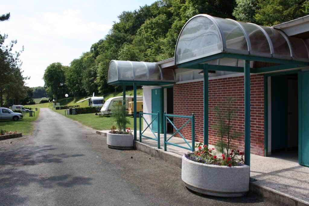 photo de l'entree du camping